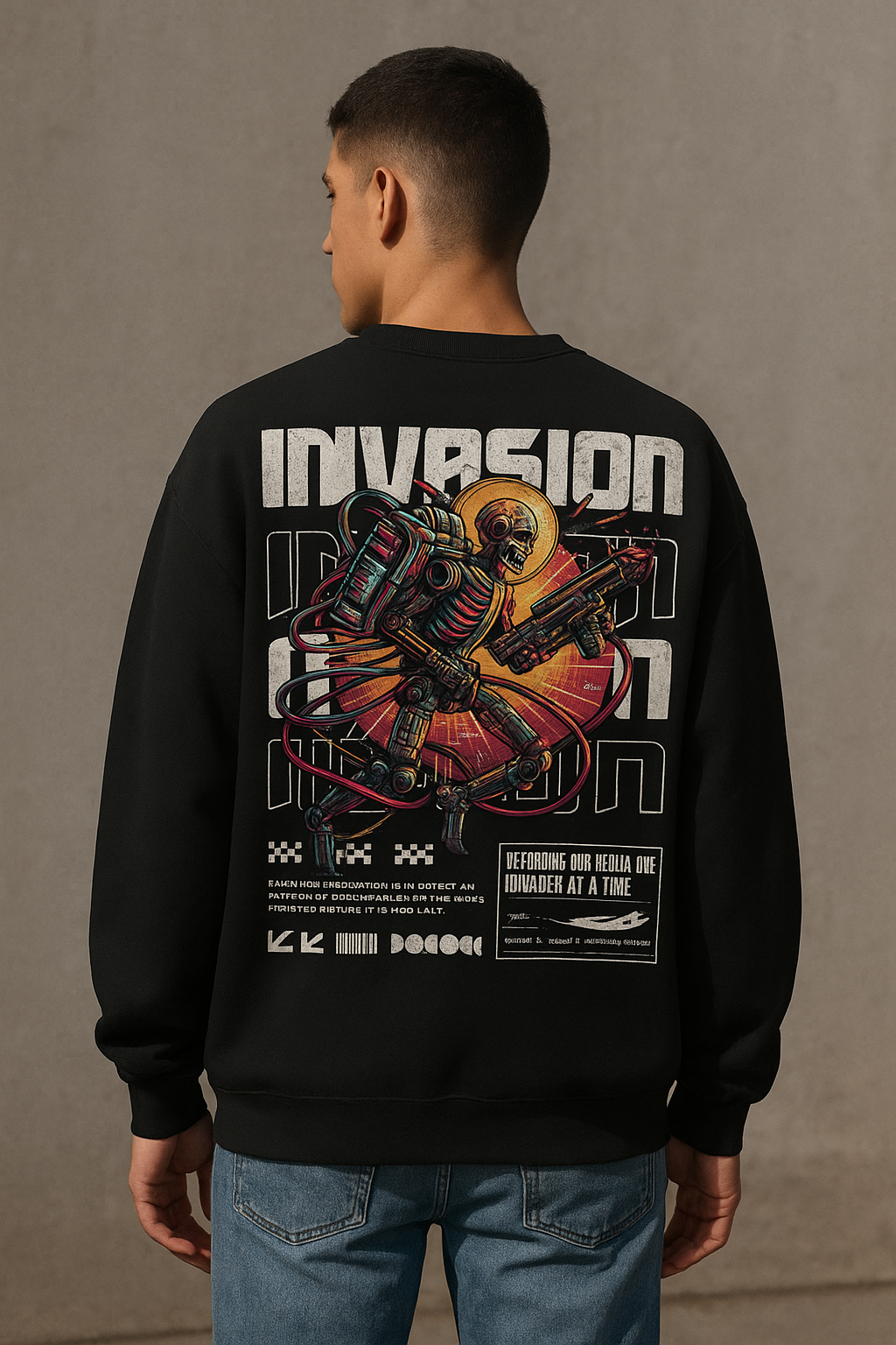 Invasion Robo Soldier Sweatshirt