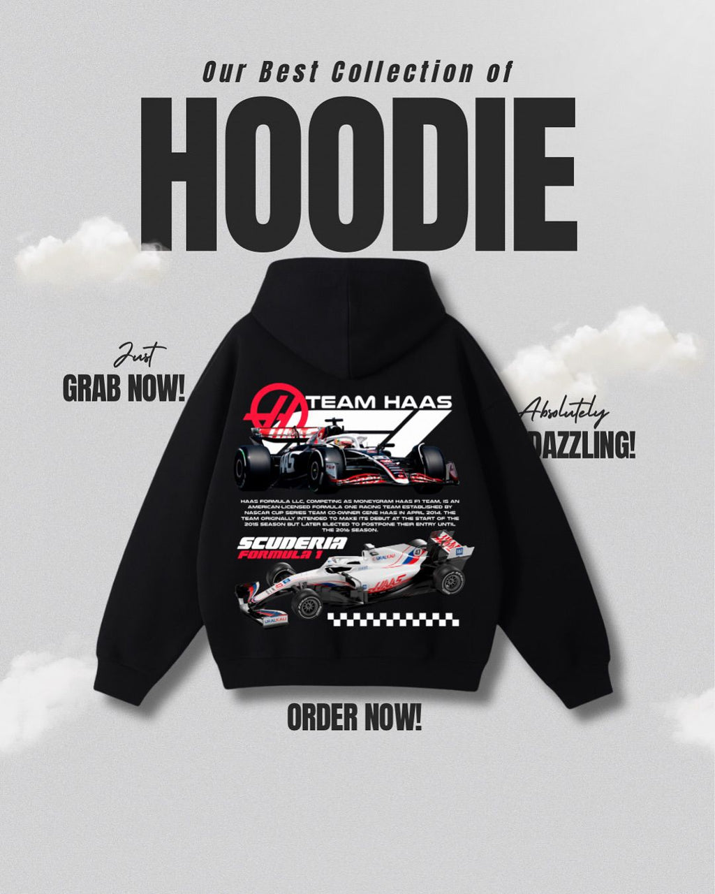 Haas F1 Dual Car Edition Hoodie