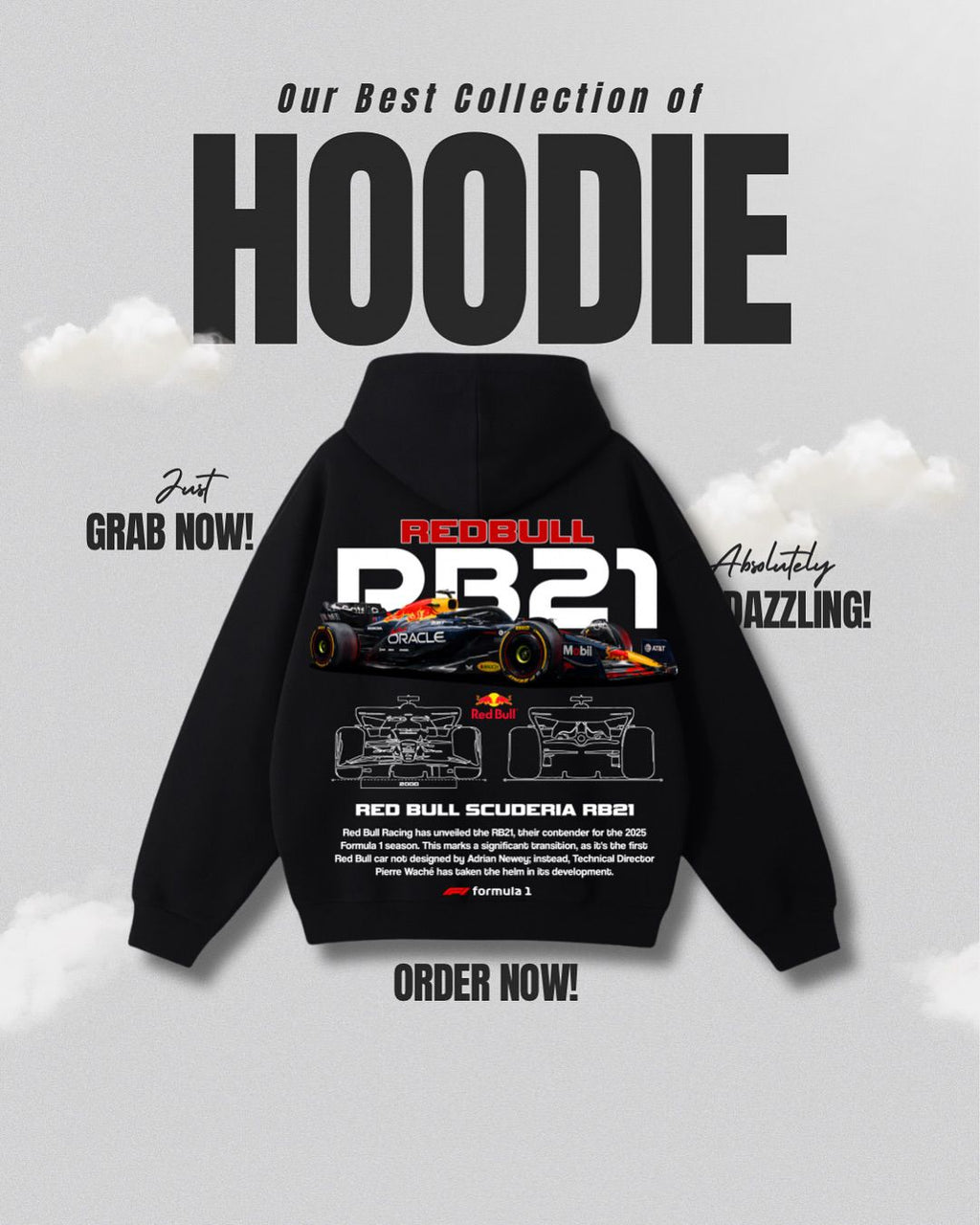 Redbull Formula 1 Hoddies