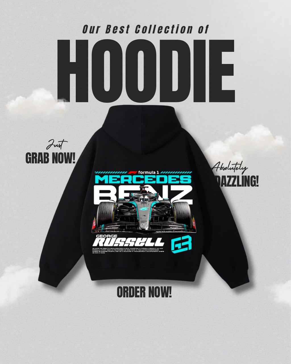 George Russell Mercedes AMG F1 Hoodie